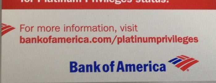 Bank of America is one of Common places.
