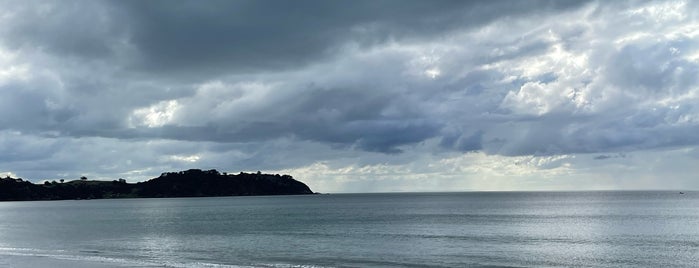 Onetangi Beach is one of Frommer's New Zealand.