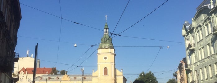 Львівський академічний драматичний театр ім. Лесі Українки is one of Tempat yang Disukai Андрей.