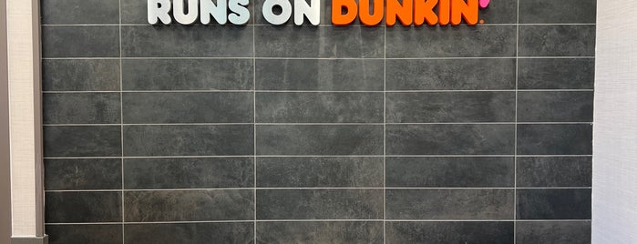 Dunkin' is one of frequently visited.