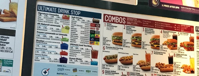 SONIC Drive In is one of Food Places.