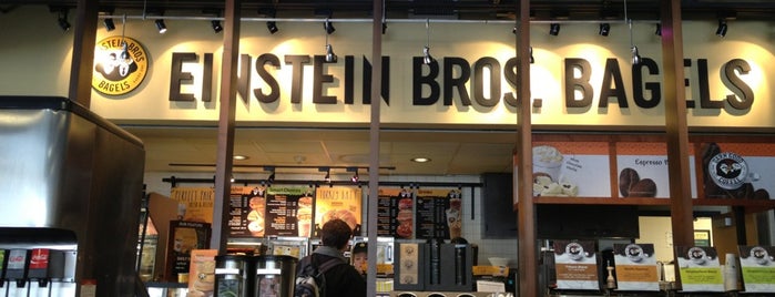 Einstein Bros Bagels is one of Brookings Restaurants.