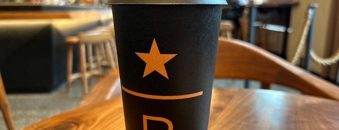 Starbucks Reserve is one of Pete’s Liked Places.
