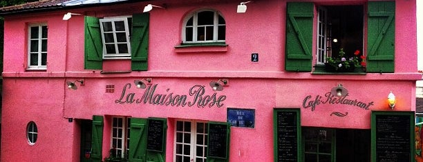 La Maison Rose is one of Paris 🇫🇷.