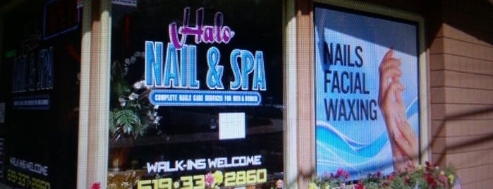 Halo Nail & Spa is one of Favorites.