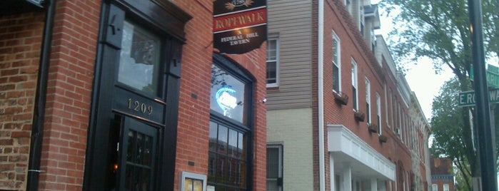 Ropewalk Tavern is one of Baltimore Sun's 50 Best Bars (2013).