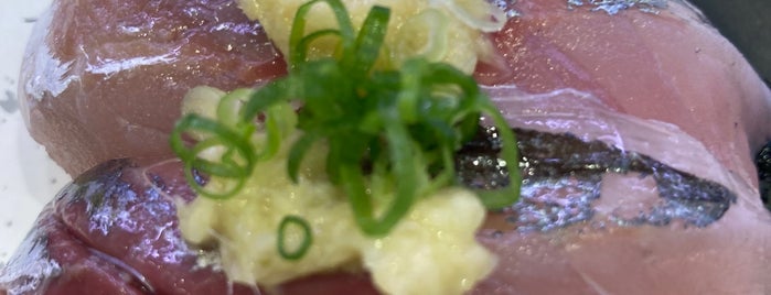 Kaiten Sushi Misaki is one of tokyo food.