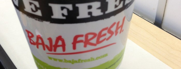 Baja Fresh is one of Healthier fast food spots.