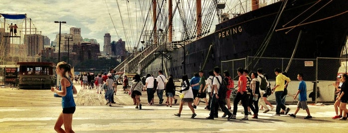 South Street Seaport is one of NYC hit list.