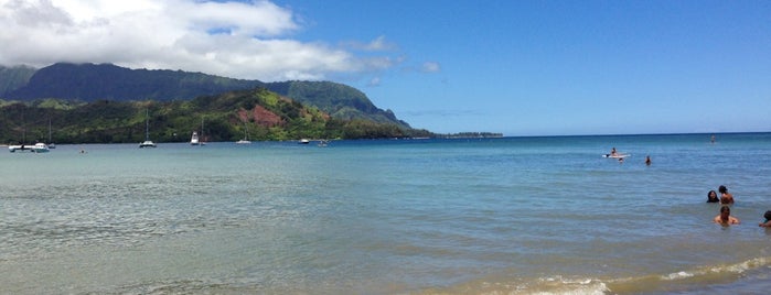 Hanalei Beach is one of Kauai things to do.