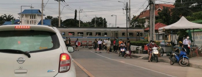 สถานีรถไฟรางโพธิ์ (Rang Pho) SRT5012 is one of SRT - Meklong Line.