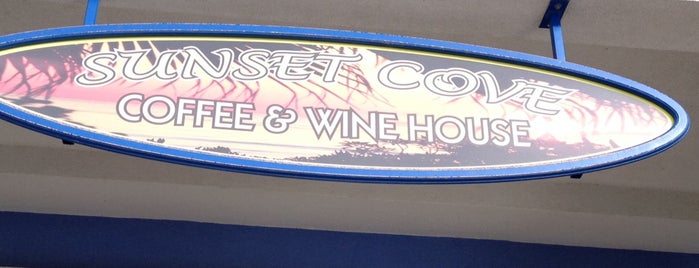Sunset Cove Coffee And Wine is one of 2 go eat.