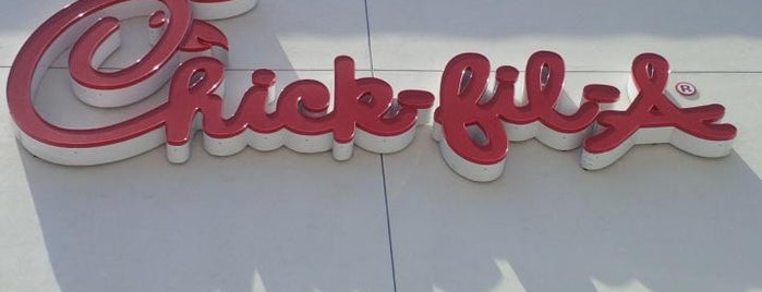 Chick-fil-A is one of Nick’s Liked Places.