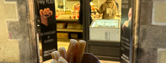 Be Chocolat is one of Barcelona-Churros.