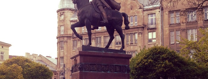 Пам'ятник королю Данилу / King Danylo Monument is one of день независимости.