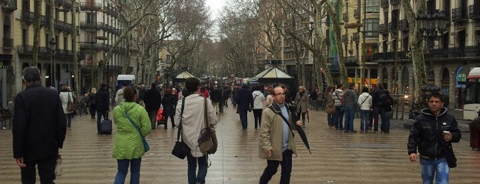 La Rambla is one of Barcelona.