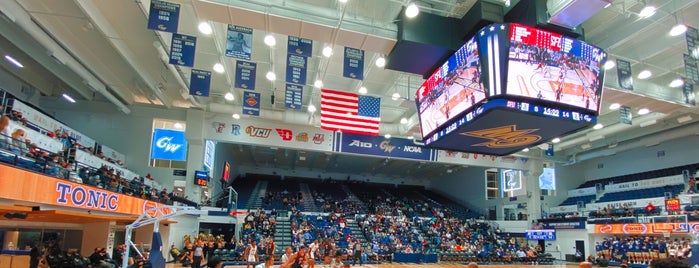 GWU Charles E. Smith Center is one of Atlantic 10 Conference Basketball Venues.