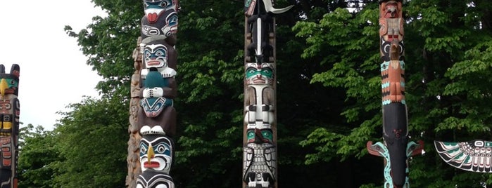 Totem Poles in Stanley Park is one of Outdoors.