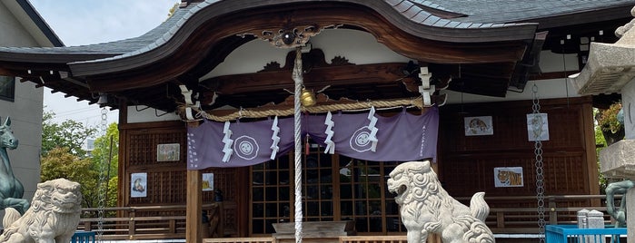 神明八幡神社 is one of 摂津国武庫郡の神社.