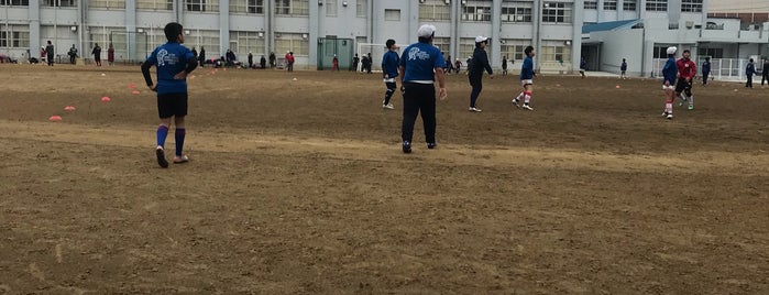 文の里中学校 is one of 阿倍野界隈の避難場所.