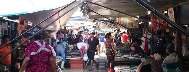 Maeklong railway market is one of Tourist in Thailand.