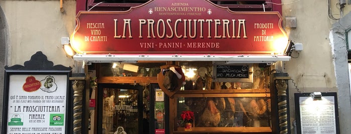 La Prosciutteria is one of Florence.