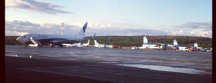 Yemelyanovo International Airport (KJA) is one of Airports.