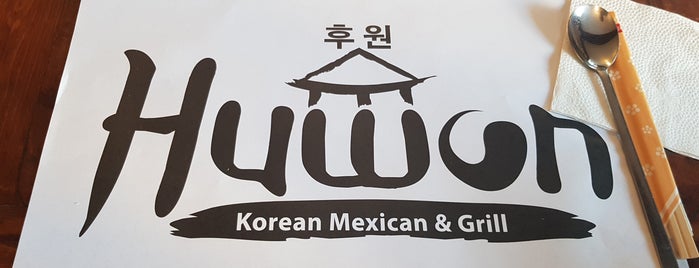 Huwon - Korean Mexican & Grill is one of En Atlixco e I. De Matamoros.