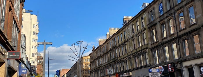 Sauchiehall Street is one of Essential Glasgow visits.