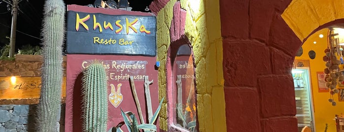 Khuska Resto Bar is one of En Tilcara.