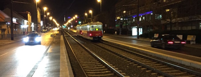 Vozovna Strašnice (tram) is one of LL MHD stations part 1.