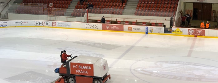 Zimní stadion HC Slavia Praha is one of JiRkaさんのお気に入りスポット.