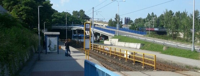 Český dům (tram) is one of Tramvajové zastávky v Ostravě.