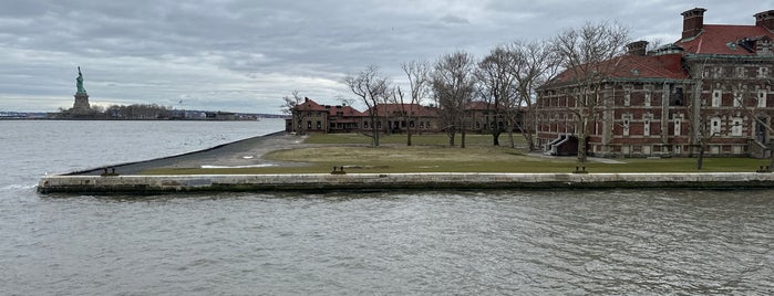 Ellis Island is one of New York.
