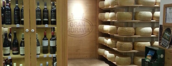 La Formaggeria Gran Moravia is one of Hedonists recommend.
