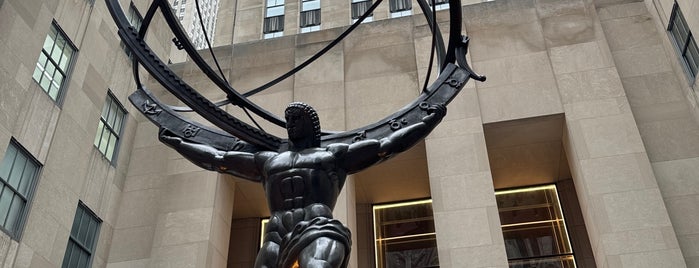 Atlas Statue is one of USA NYC MAN Midtown West.