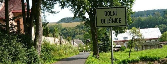 Dolní Olešnice is one of [D] Města, obce a vesnice ČR | Cities&towns CZ 1/2.