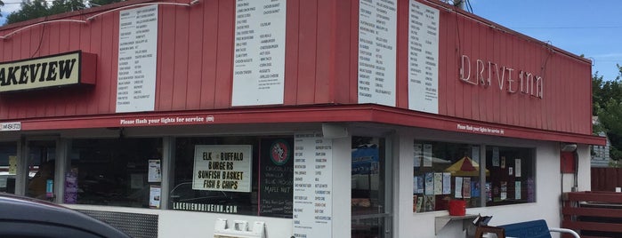 Lakeview Drive-Inn is one of Chow Time.