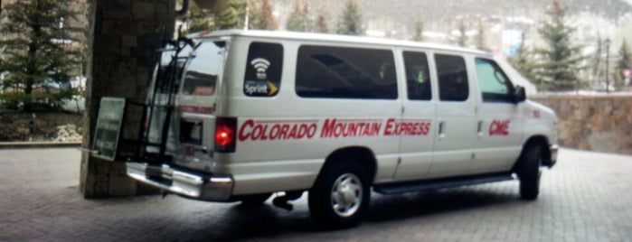 Colorado Mountain Express to Vail is one of สถานที่ที่ Kit ถูกใจ.