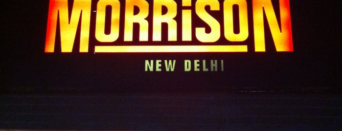 Cafe Morrison is one of 9 Food + Music places in Delhi.