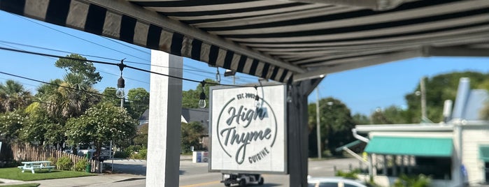 High Thyme Cuisine is one of Charleston.