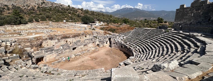 Ksanthos Antik Tiyatrosu is one of Kaş ve civarı antik-müze-gezilecek yer.