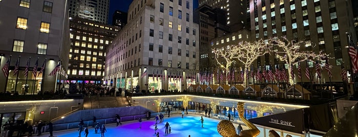 The Rink at Rockefeller Center is one of NYC Dating Spots.
