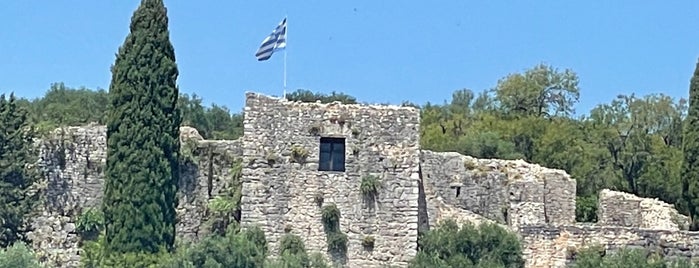 Byzantine Castle of Kassiopi is one of Korfu / Griechenland.
