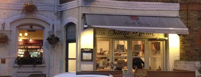 Santa Maria Pizzeria is one of สถานที่ที่บันทึกไว้ของ Onur.