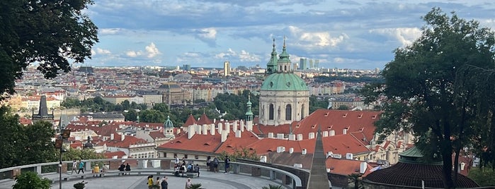 Rajská zahrada is one of Prague sights.