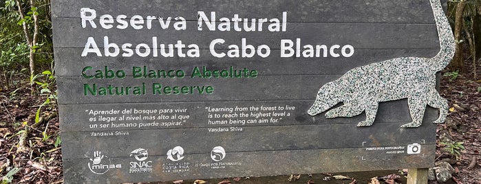 Reserva Natural Asoluta Cabo Blanco is one of Costa rica.