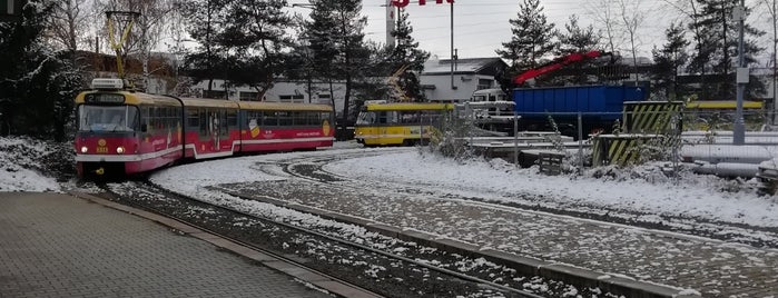 Světovar (tram) is one of Plzeňské tramvajové zastávky.
