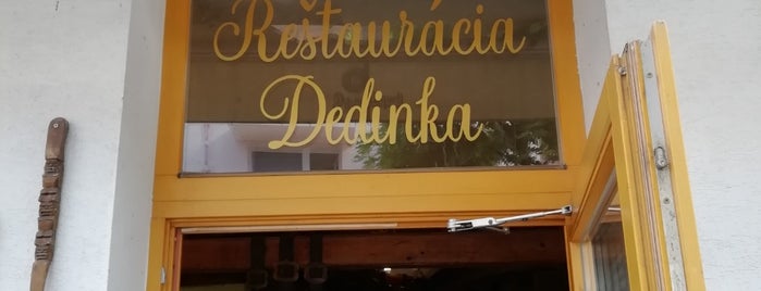 Reštaurácia Dedinka is one of Obľúbené podniky.