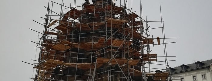 The Holy Trinity Column is one of Olomouc.